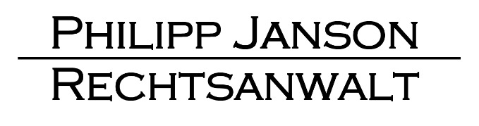 Philipp Janson - Rechtsanwalt - Logo